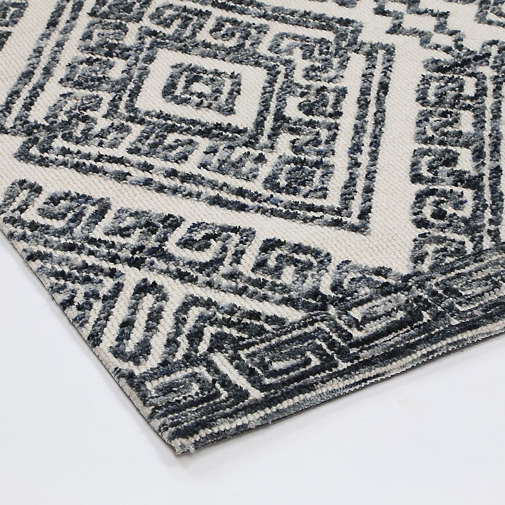 Alayah Diamond Anthracite Rug gallery detail image