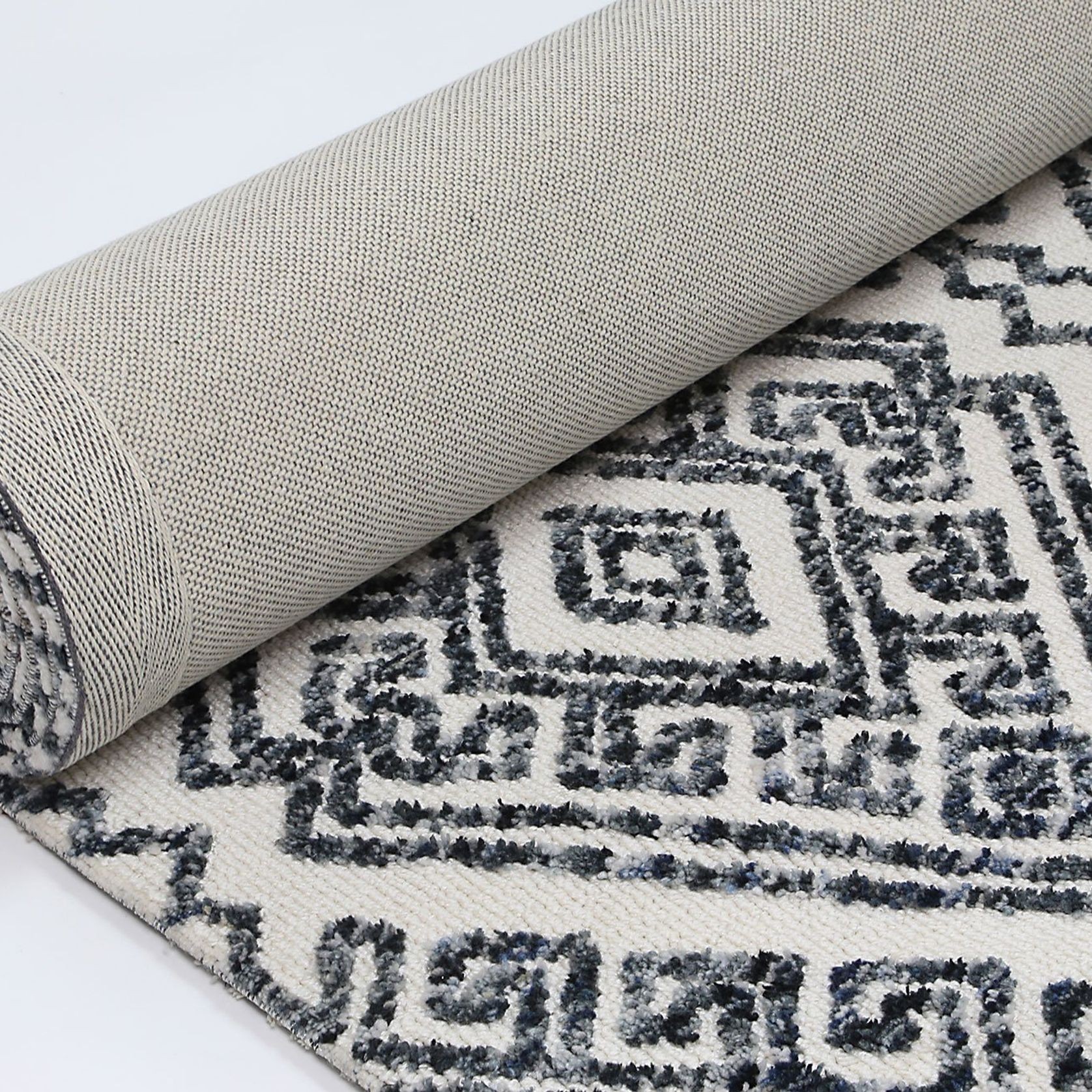 Alayah Diamond Anthracite Rug gallery detail image