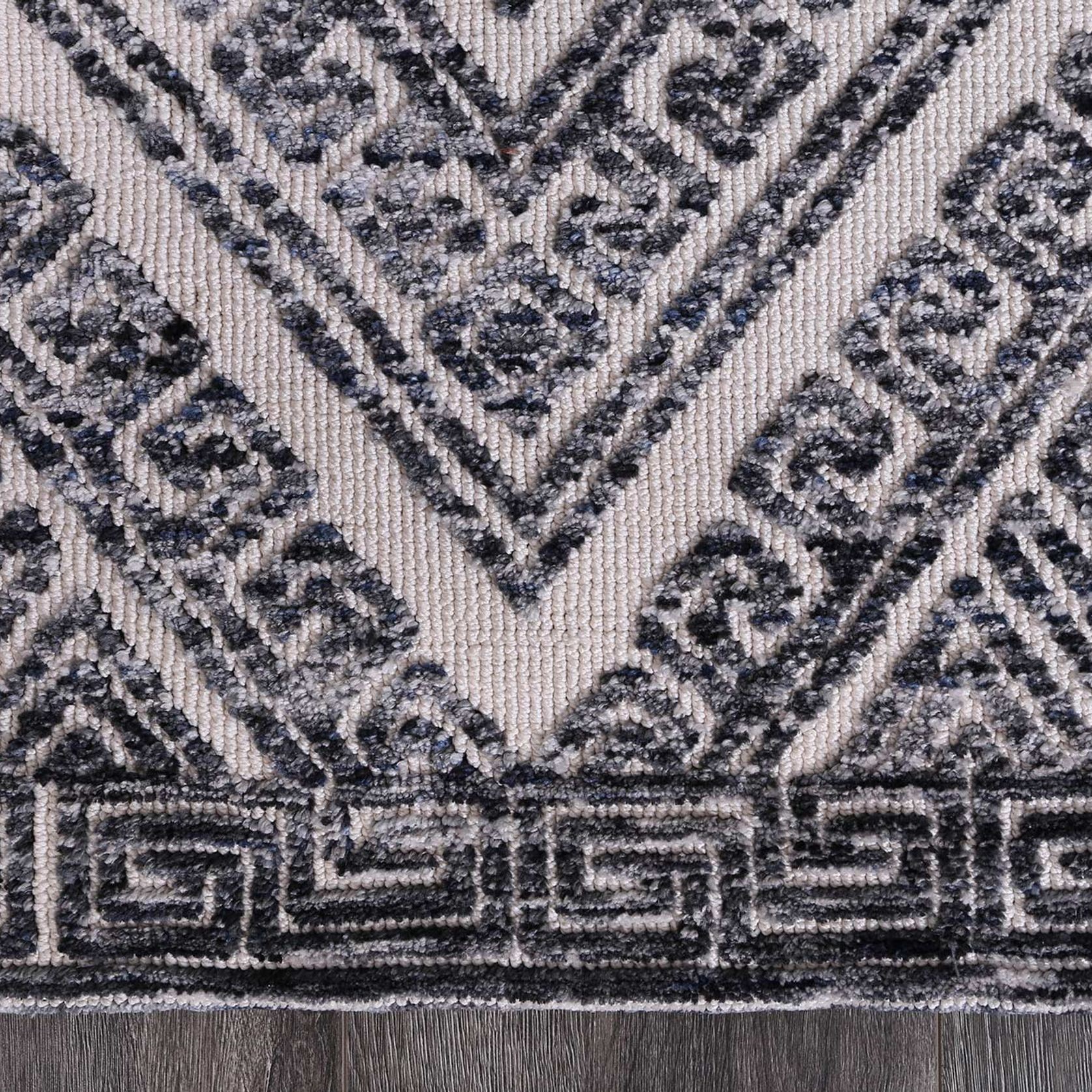 Alayah Diamond Anthracite Rug gallery detail image