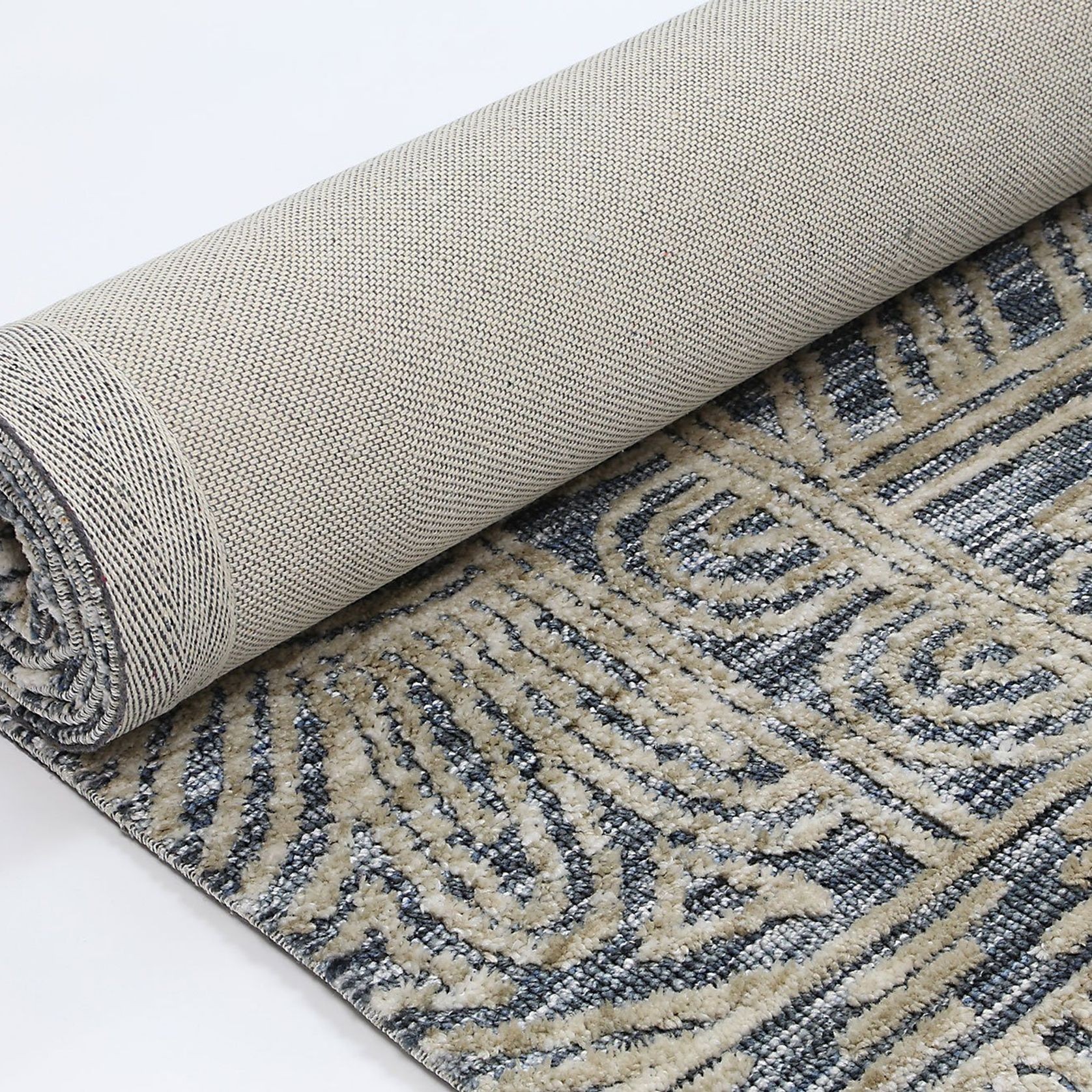 Alayah Anthracite Flower Rug gallery detail image
