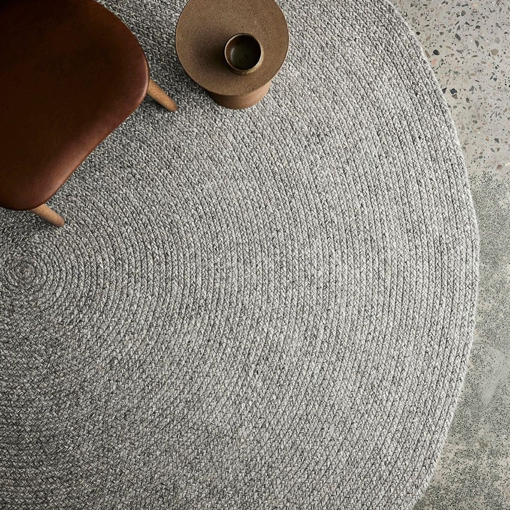 Armadillo Braid Wool Rug gallery detail image