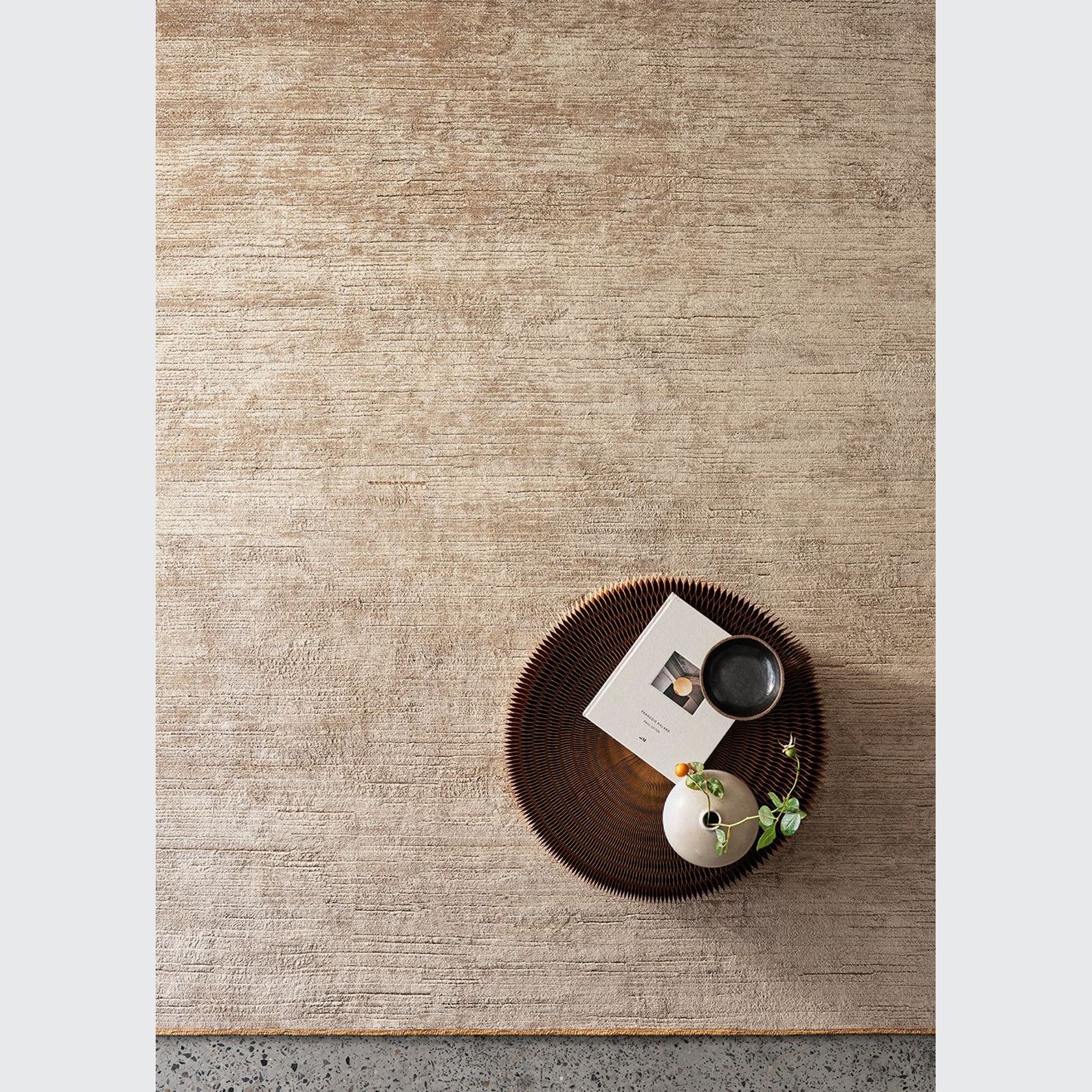 Armadillo Staccato Silk + Linen Rug gallery detail image