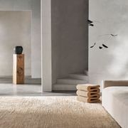 Armadillo Staccato Silk + Linen Rug gallery detail image