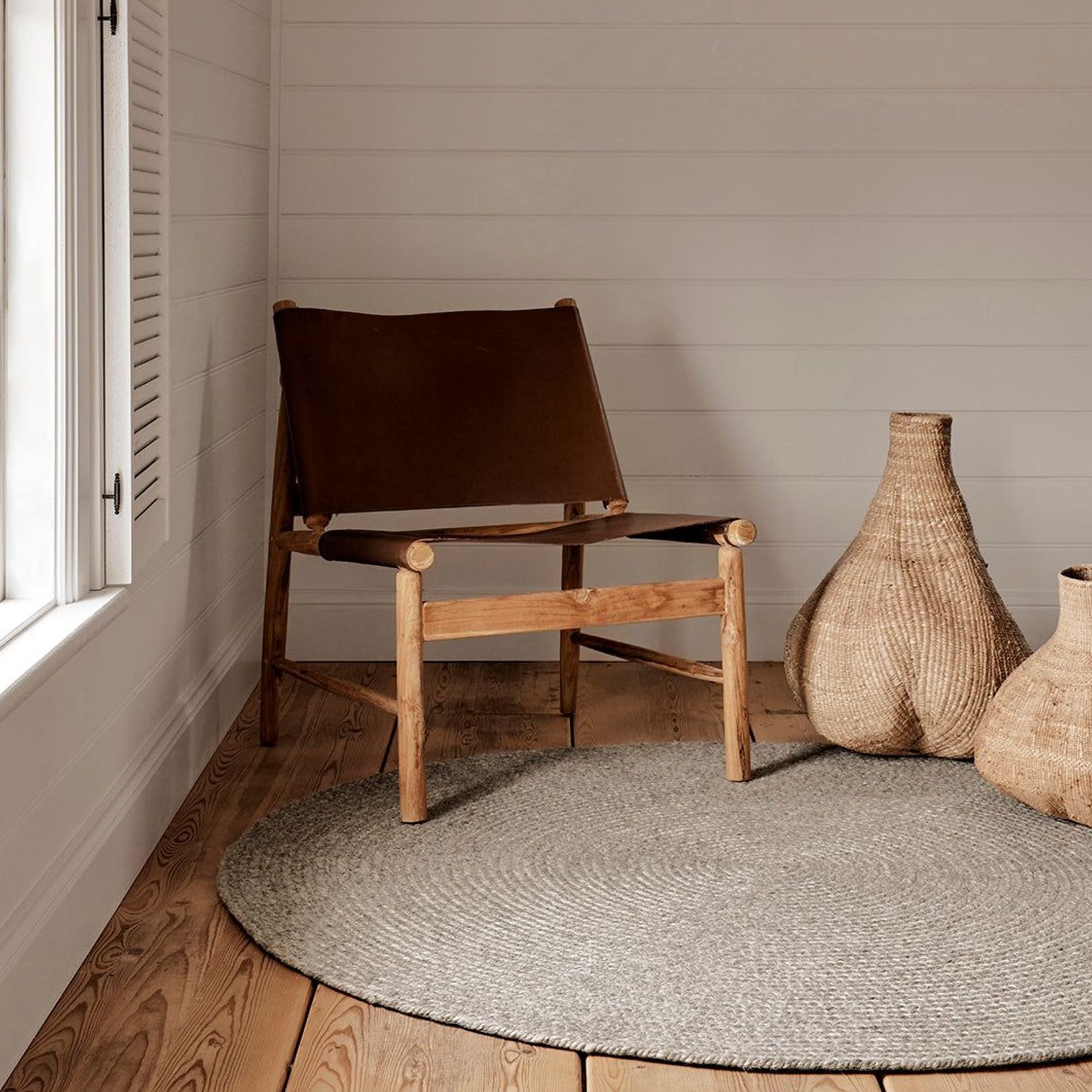 Armadillo Braid Nook Wool Rug gallery detail image
