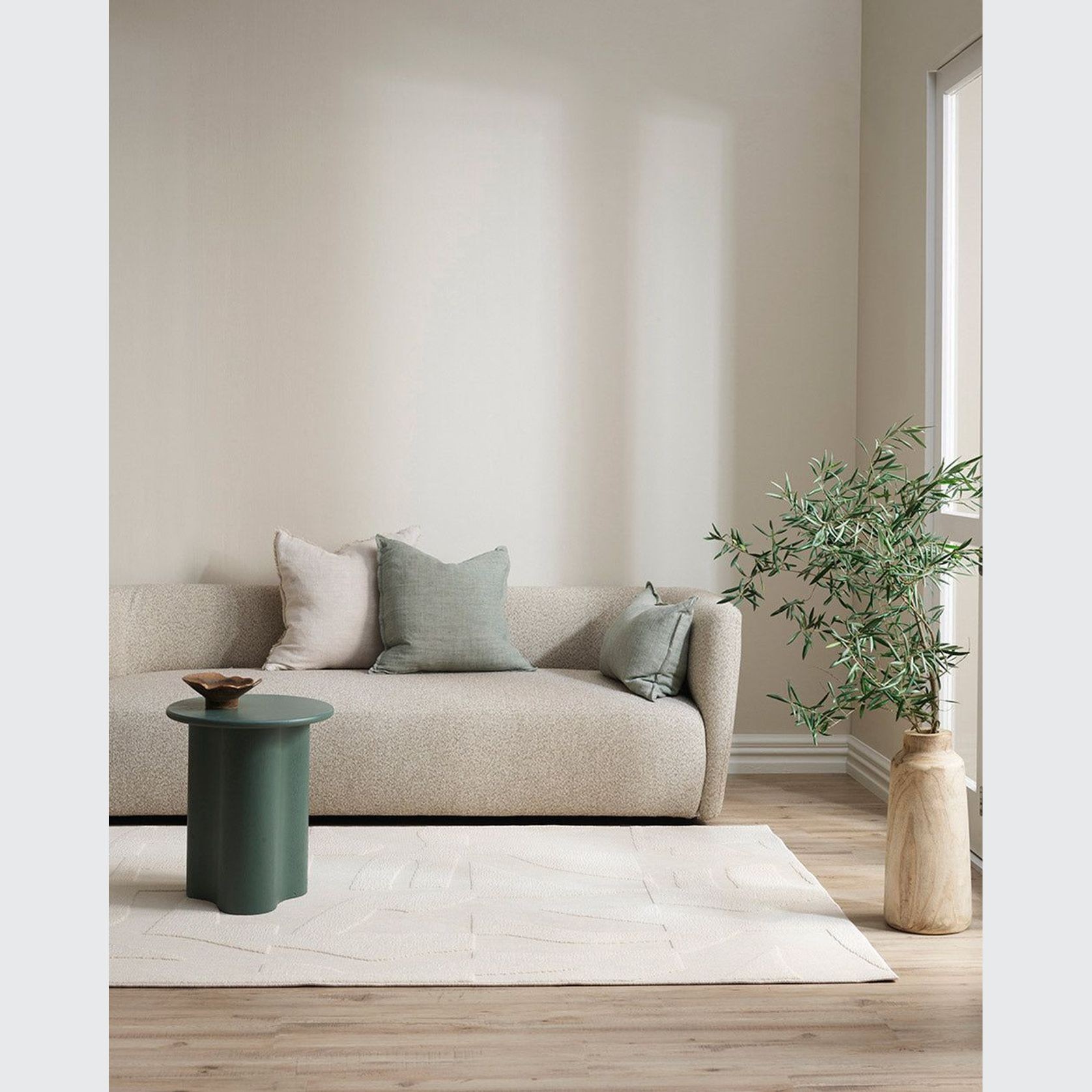 Baya Copacabana Outdoor Rug | Colour Bone gallery detail image