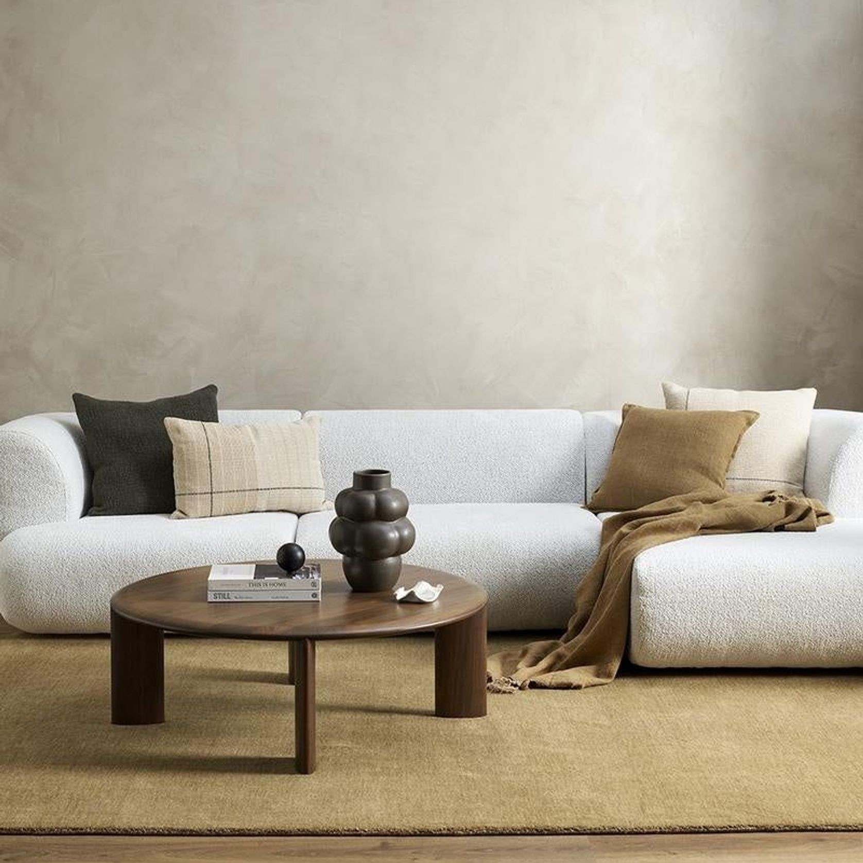 Baya Sandringham 100% NZ Wool Rug - Fenugreek gallery detail image