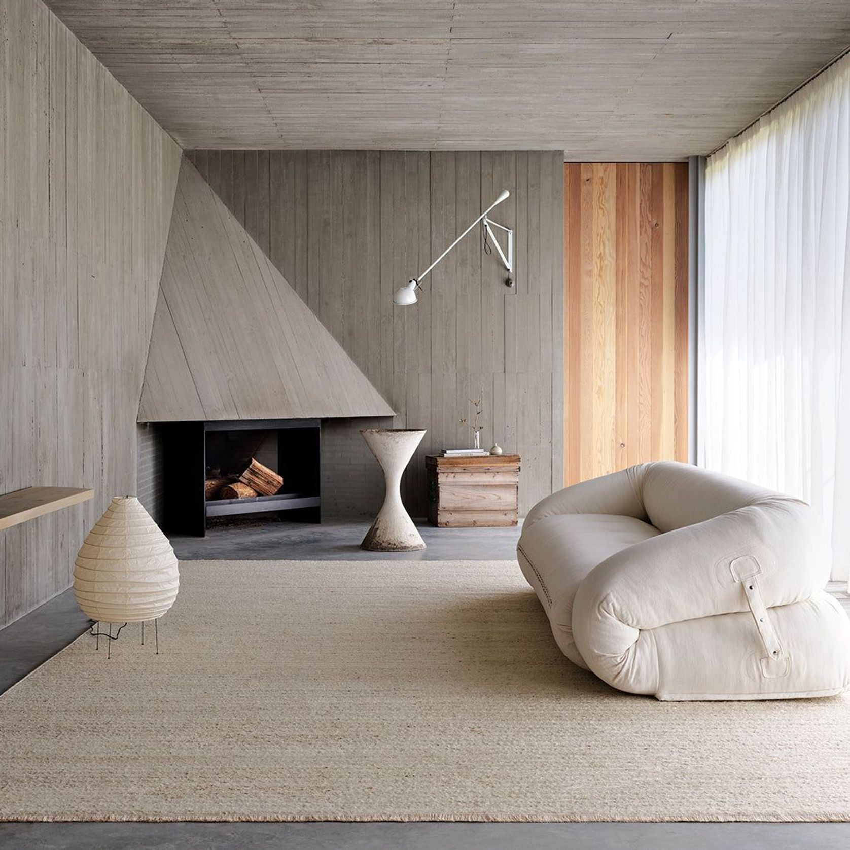 Armadillo Cable Wool Rug gallery detail image
