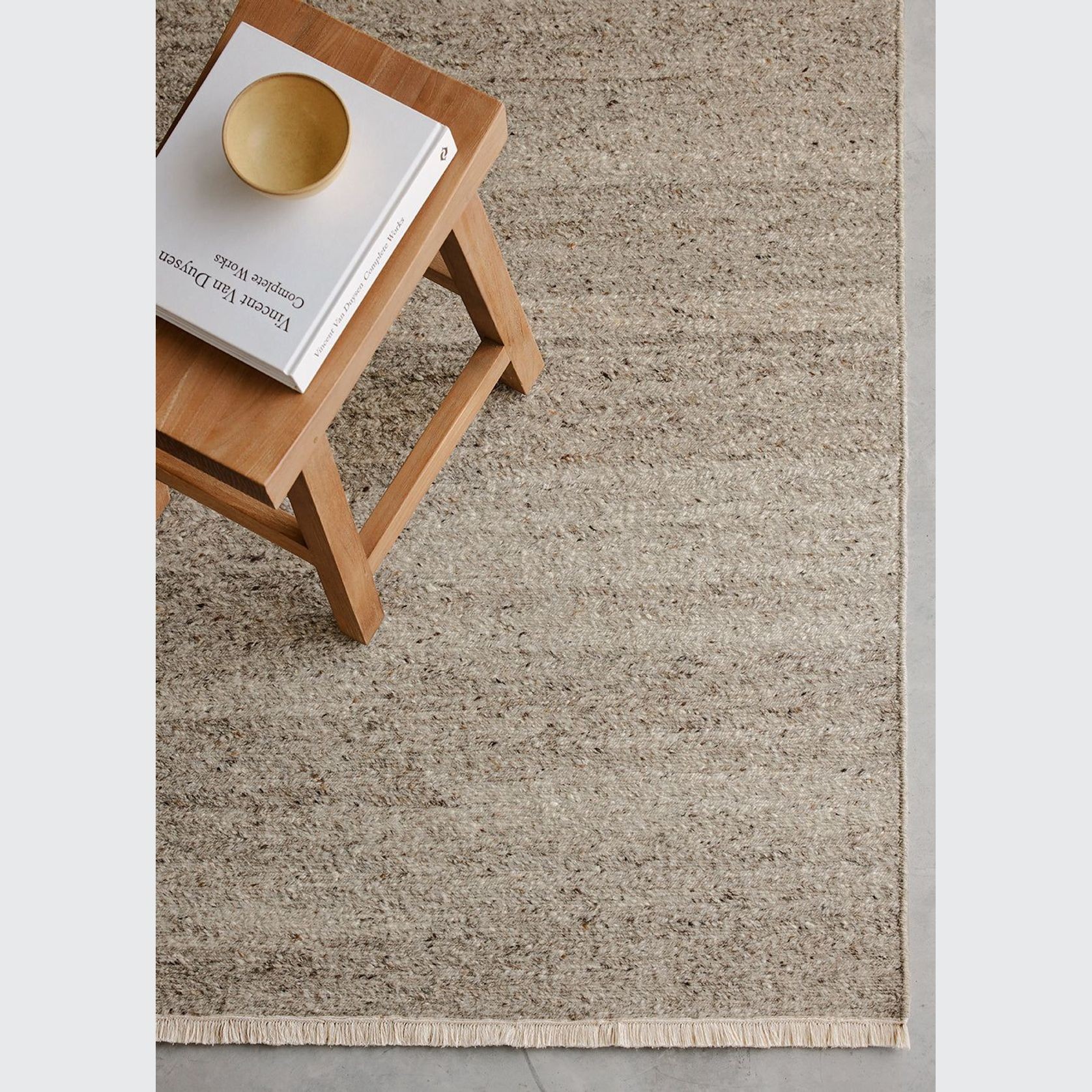 Armadillo Cable Wool Rug gallery detail image