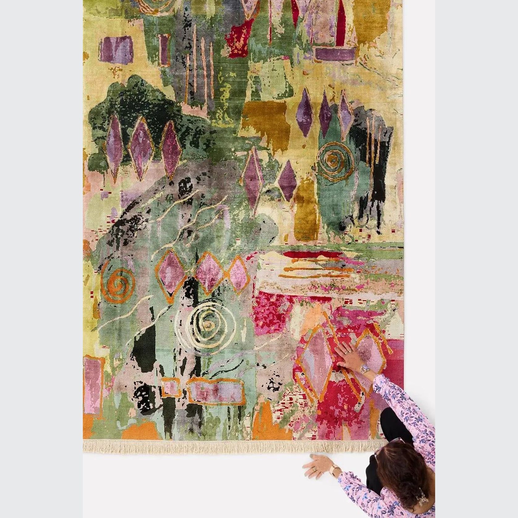 Carnival Silk Rug gallery detail image