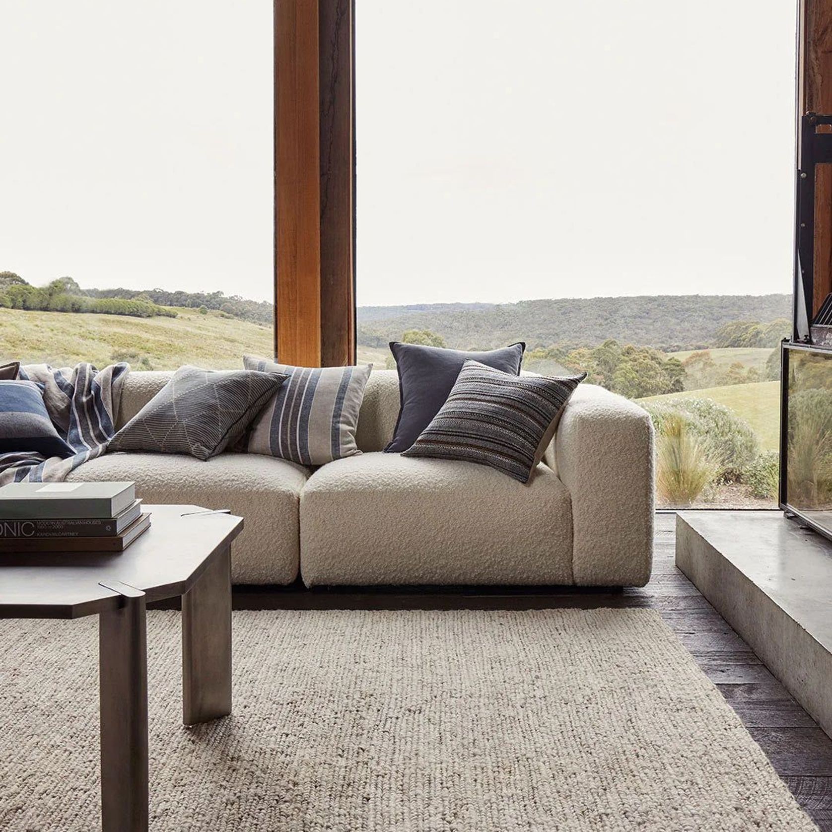 Weave Home Suffolk Rug - Pearl | 100% Jute Floor Rug | 2m x 3m gallery detail image