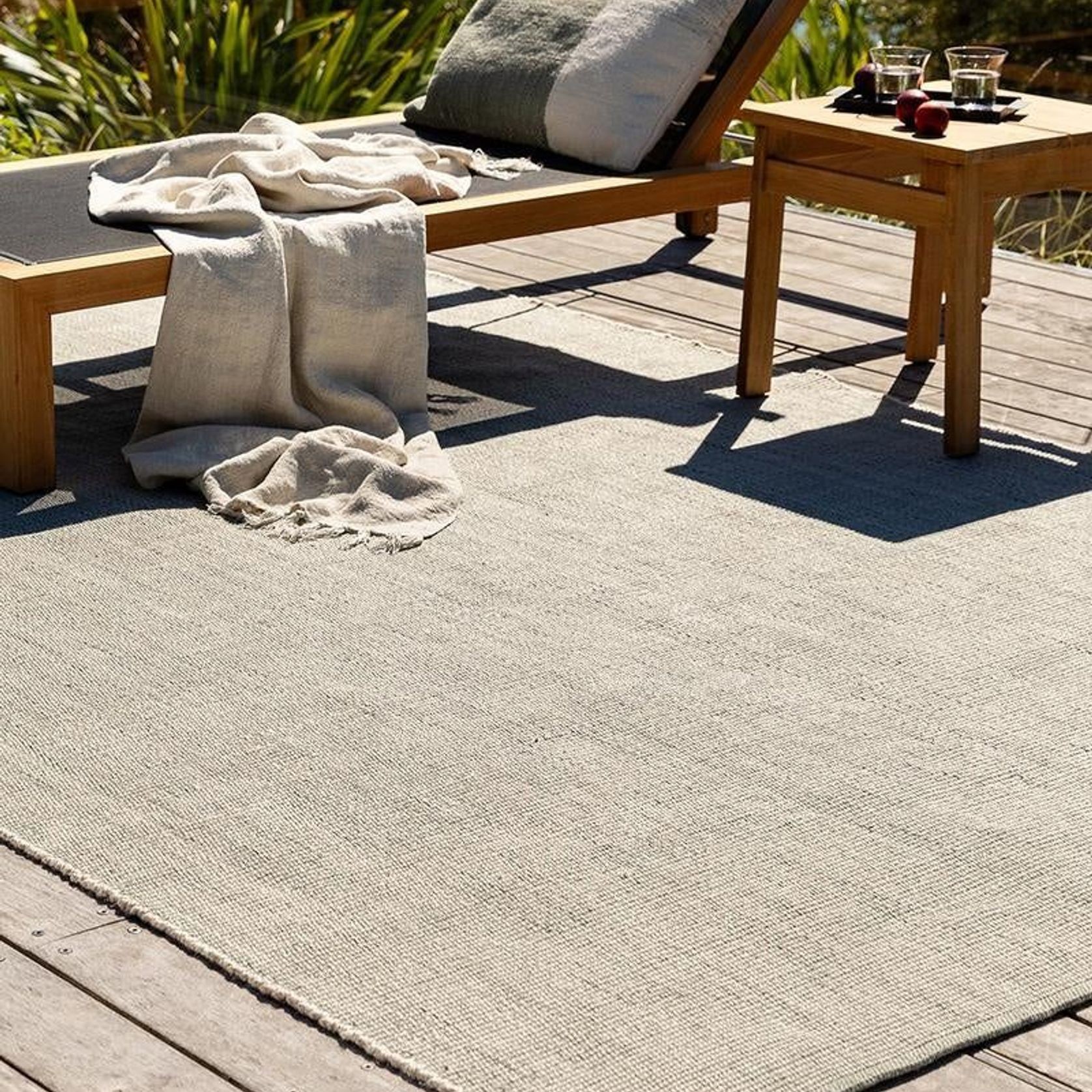 Baya Lonsdale Floor Rug - Eucalyptus | Indoor or Outdoor gallery detail image