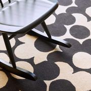 Puzzle Flower Rug - Slate | Orla Kiely Designer Floor Rug gallery detail image