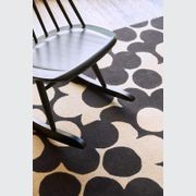 Puzzle Flower Rug - Slate | Orla Kiely Designer Floor Rug gallery detail image
