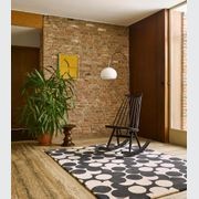 Puzzle Flower Rug - Slate | Orla Kiely Designer Floor Rug gallery detail image