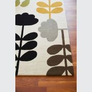 Orla Kiely Cut Stem Rug - Multi | 100% Wool Designer Floor Rug gallery detail image