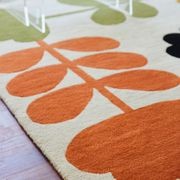 Orla Kiely Cut Stem Rug - Multi | 100% Wool Designer Floor Rug gallery detail image