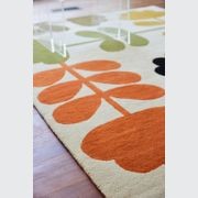 Orla Kiely Cut Stem Rug - Multi | 100% Wool Designer Floor Rug gallery detail image
