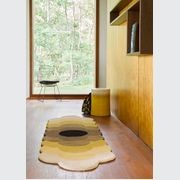 Orla Kiely Optical Flower Rug - Dandelion | 100% Wool Runner Floor Rug gallery detail image