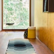 Orla Kiely Optical Flower Rug - Teal |  100% Wool Runner Floor Rug gallery detail image