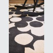 Puzzle Flower Rug - Slate | Orla Kiely Designer Floor Rug gallery detail image