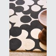 Puzzle Flower Rug - Slate | Orla Kiely Designer Floor Rug gallery detail image