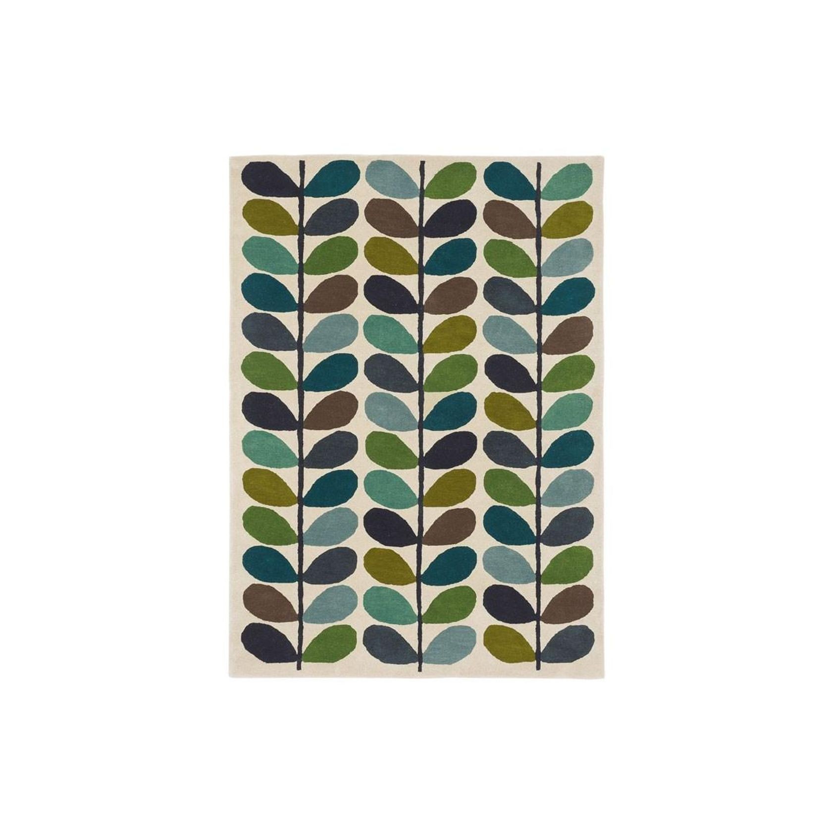 Orla Kiely Multi Stem Kingfisher Floor Rug gallery detail image