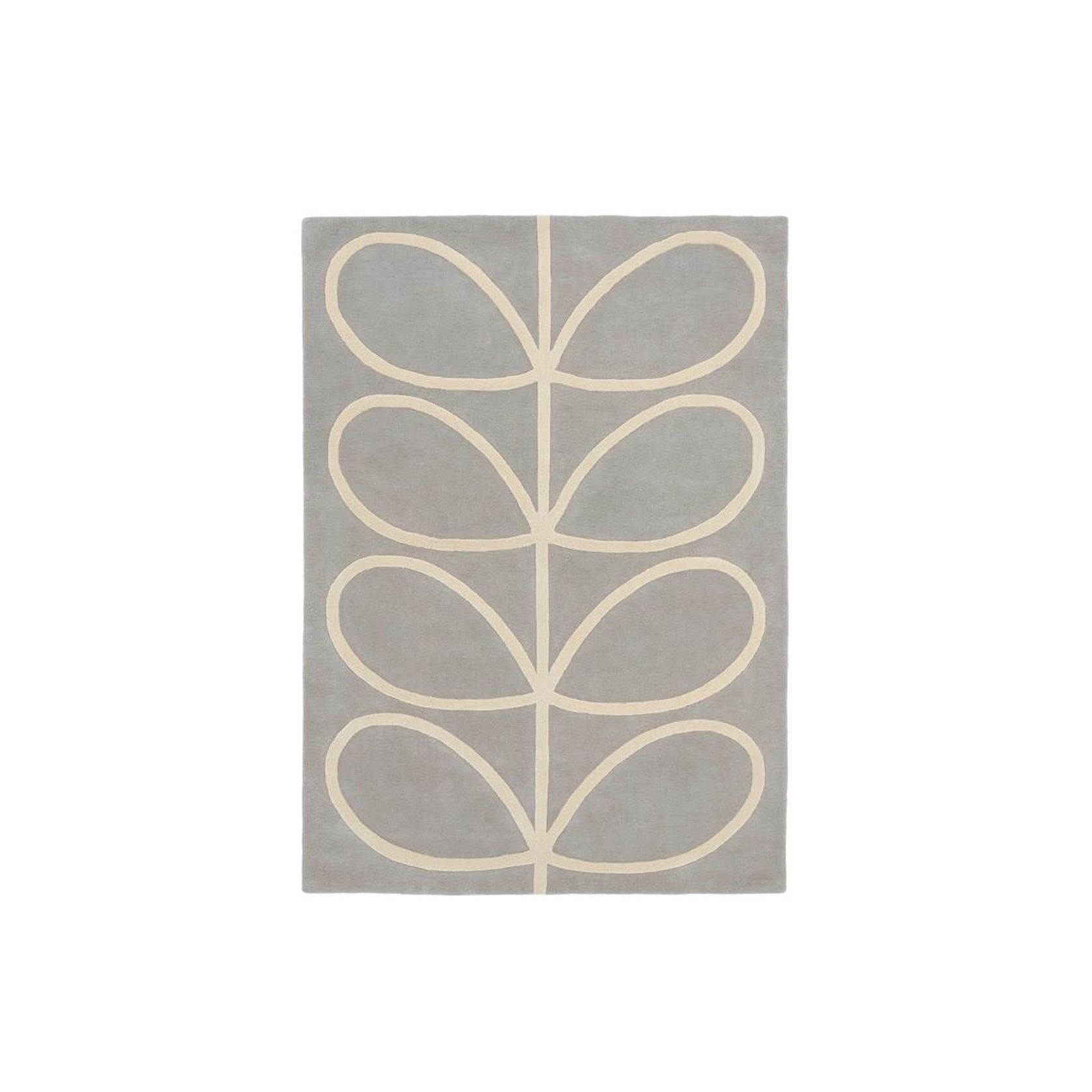 Orla Kiely Giant Linear Stem Grey Floor Rug gallery detail image