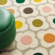 Orla Kiely Spot Flower Rug - Multi | 100% Wool Designer Floor Rug gallery detail image