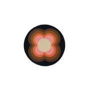 Orla Kiely Sunflower Round Rug - Pink | 100% Wool Designer Floor Rug gallery detail image