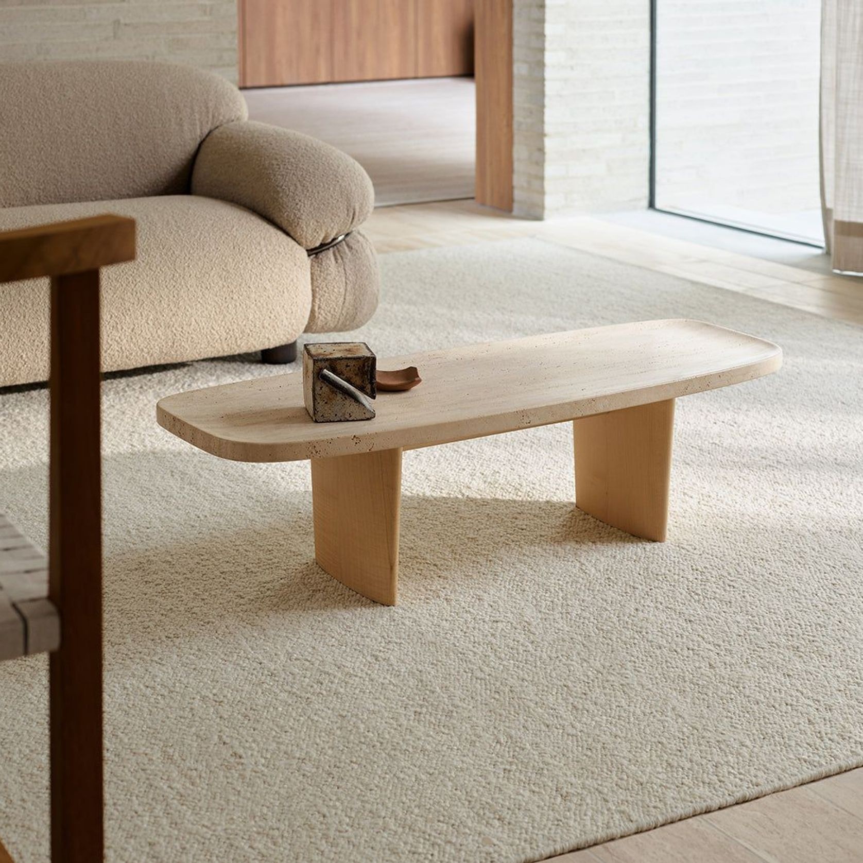 Armadillo Pebble Wool Rug gallery detail image