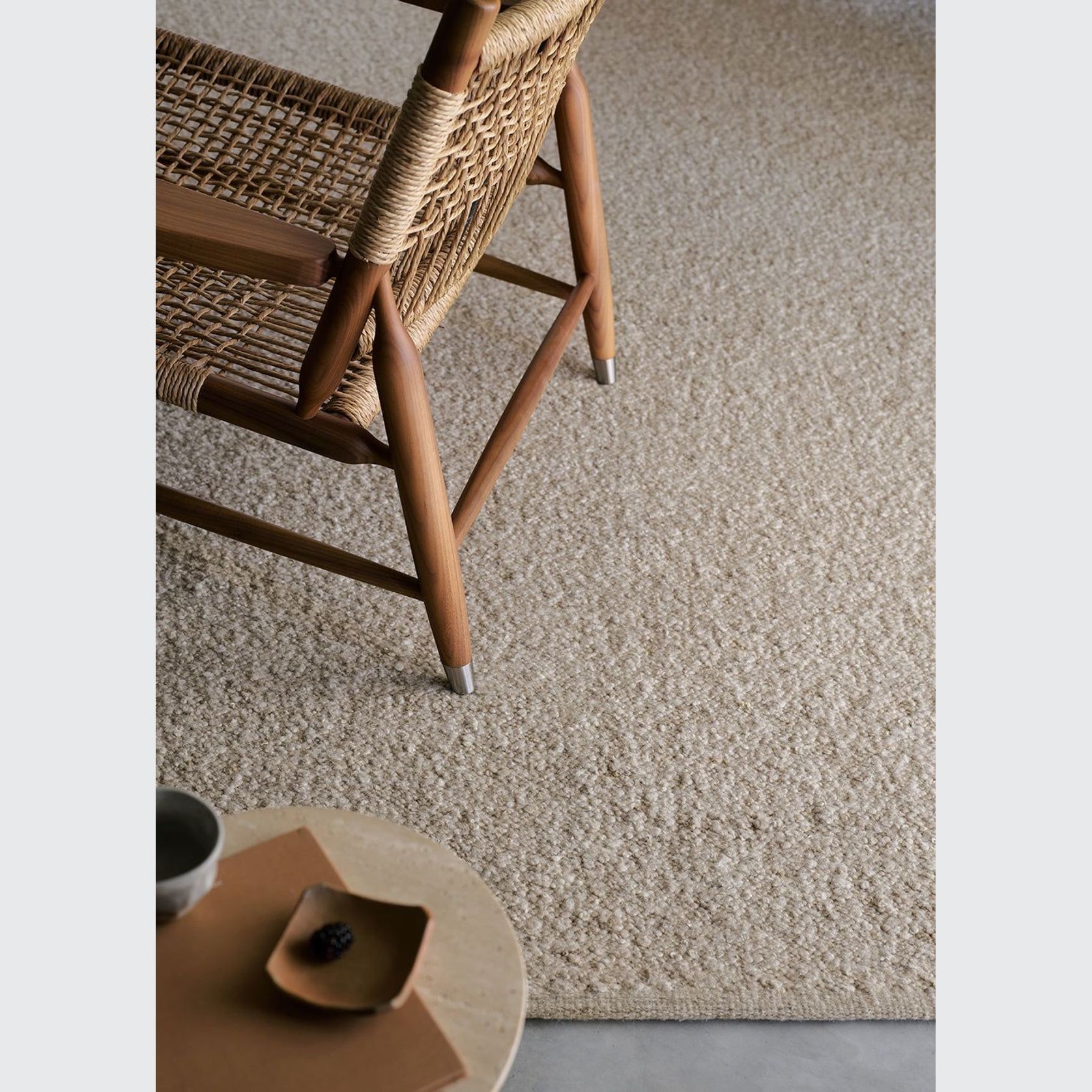Armadillo Pebble Wool Rug gallery detail image