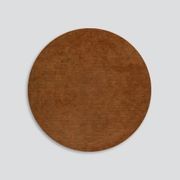 Baya Sandringham 100% NZ Wool Round Rug - Pecan gallery detail image