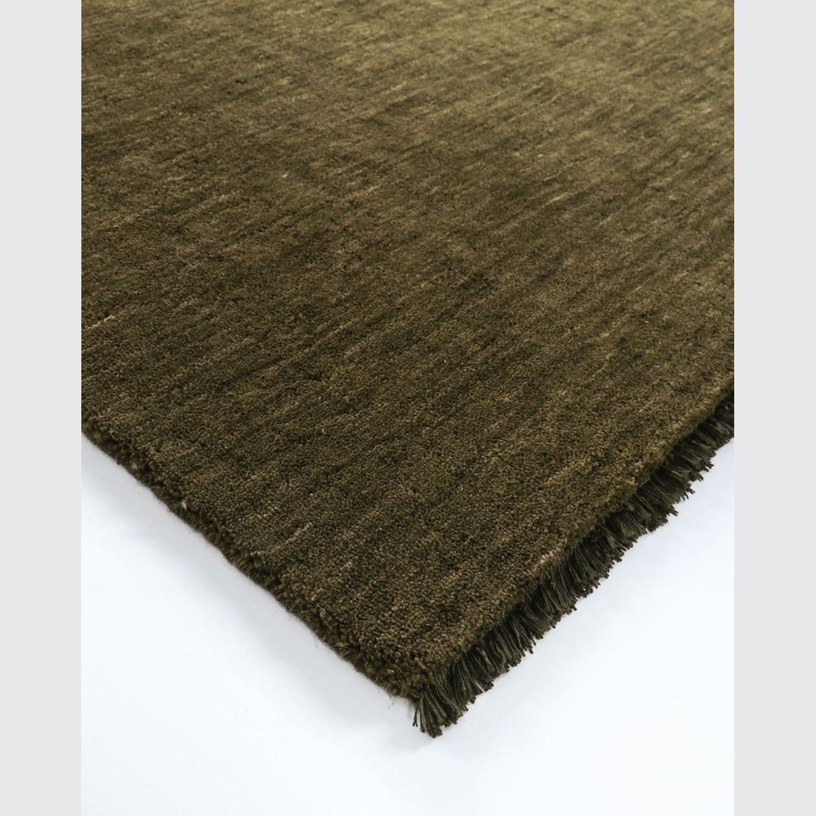 Baya Sandringham 100% NZ Wool Rug - Moss gallery detail image