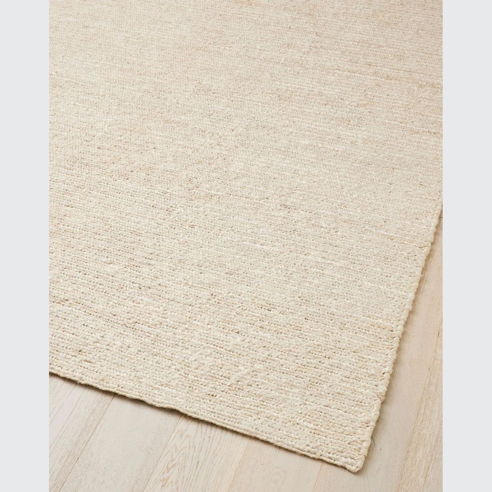 Weave Home Suffolk Rug - Pearl | 100% Jute Floor Rug | 2m x 3m gallery detail image