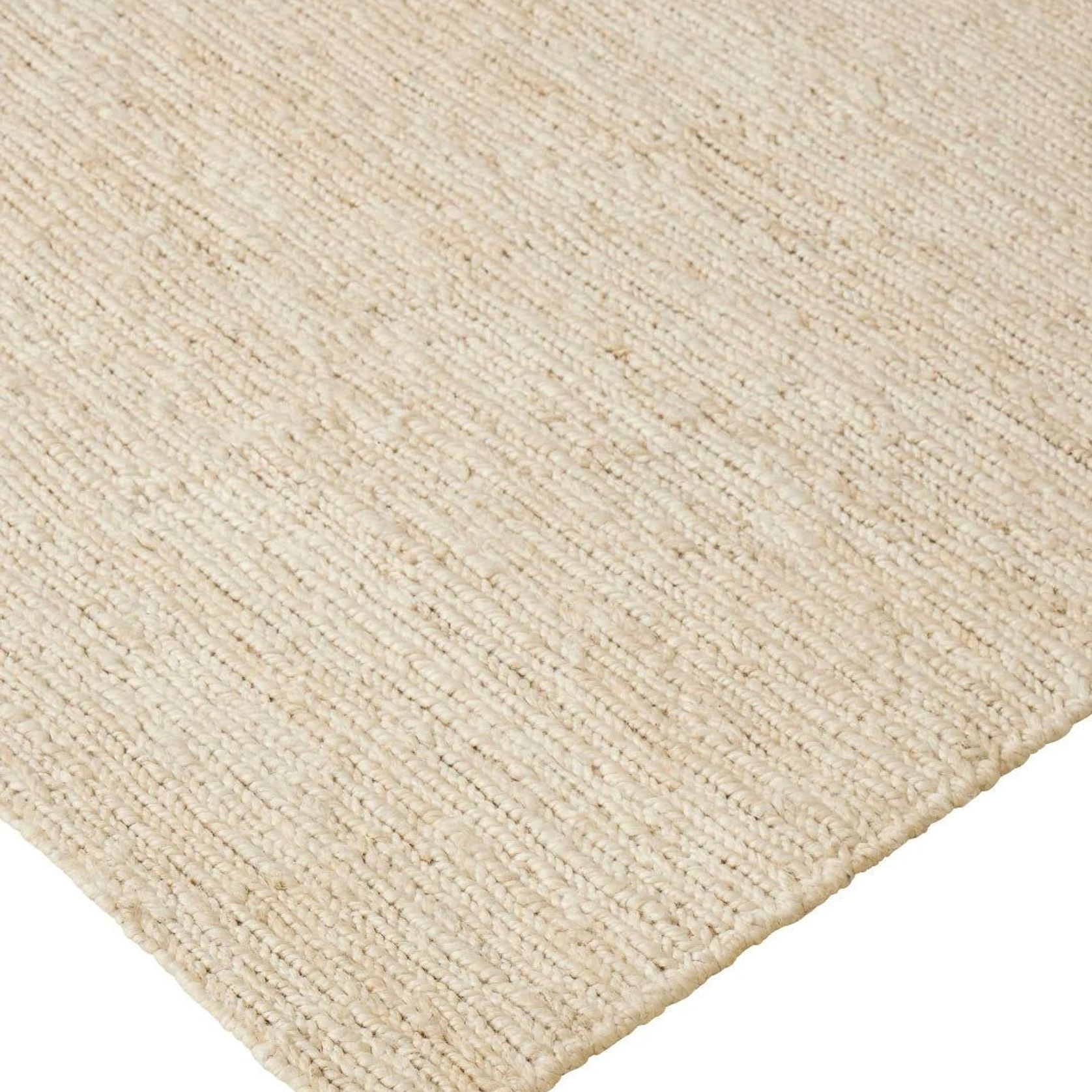 Weave Home Suffolk Rug - Pearl | 100% Jute Floor Rug | 2m x 3m gallery detail image