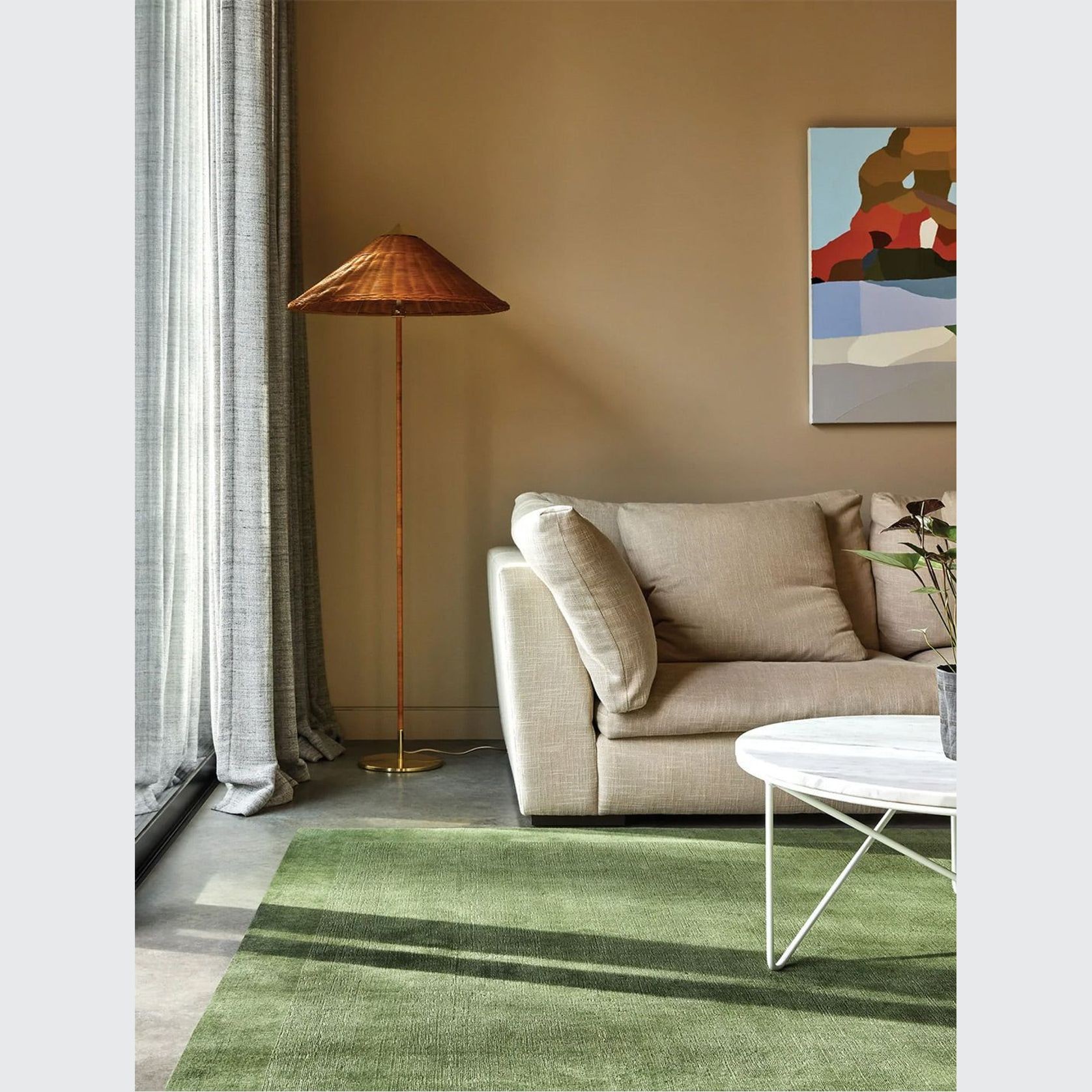 Tribe Home Tait Rug - Watercress | 100% NZ Wool gallery detail image