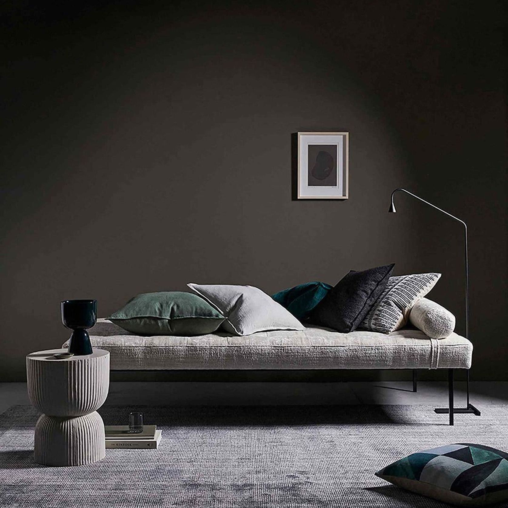 Weave Home Travertine Rug - Pewter | Wool Blend Floor Rug | 2m x 3m gallery detail image