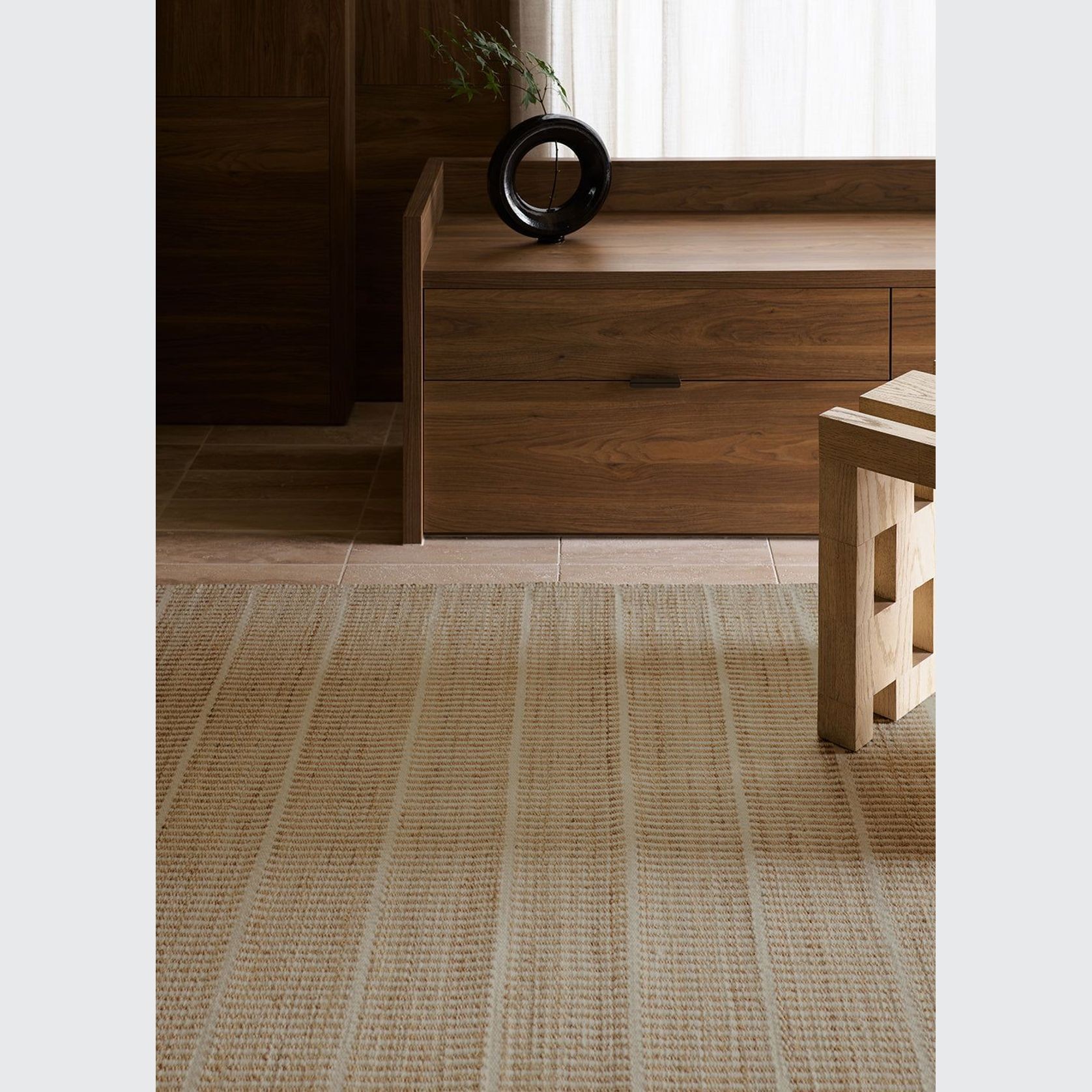 Armadillo Trellis Jute Rug gallery detail image