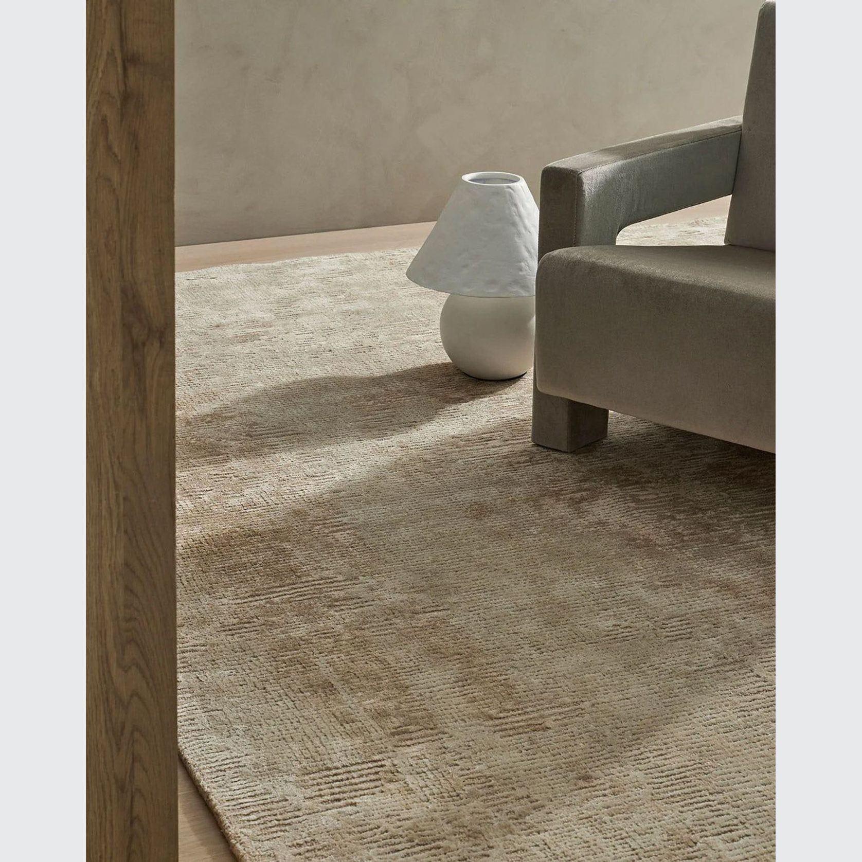 Weave Home Glebe Rug - Oat | Wool Blend Floor Rug | 2m x 3m gallery detail image