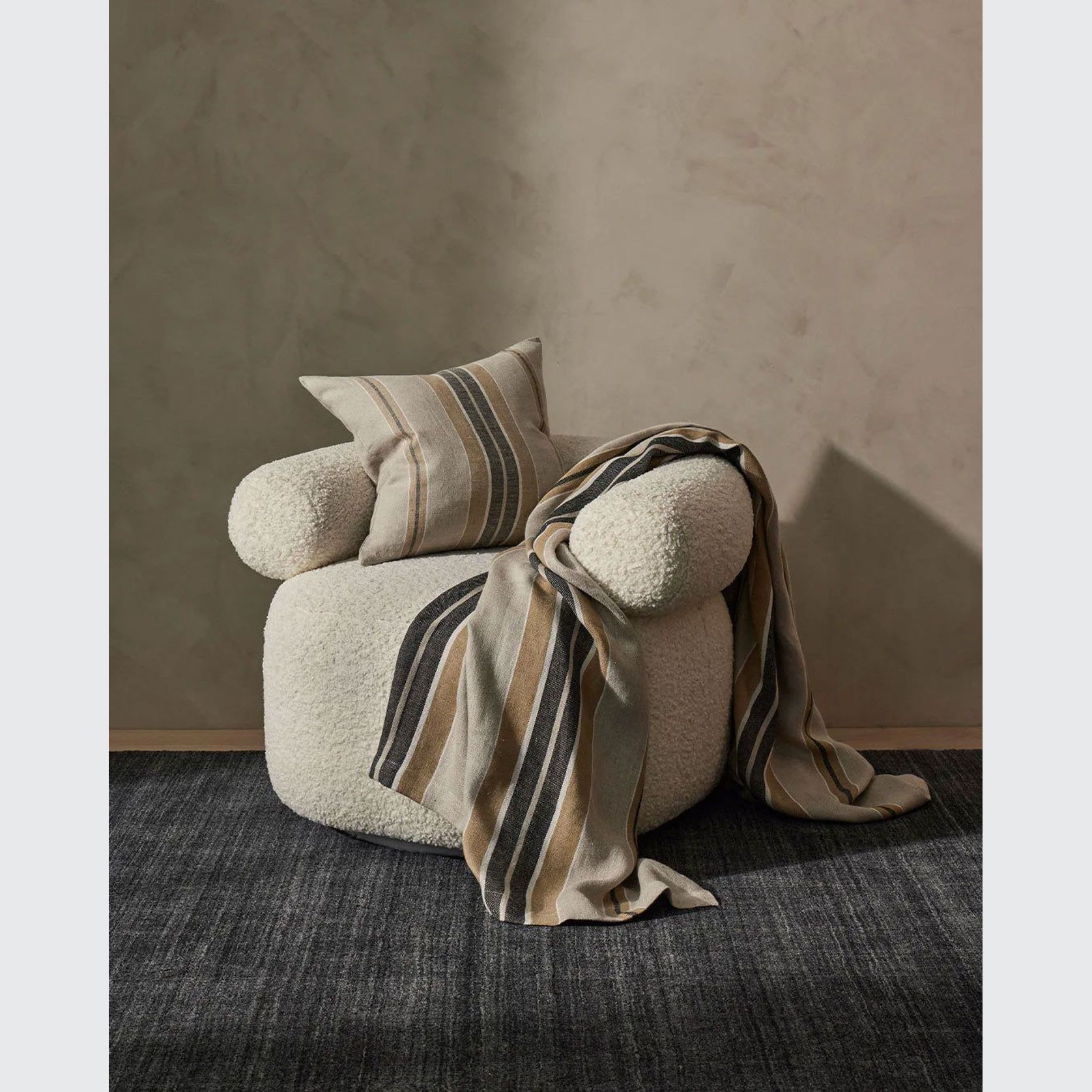 Weave Home Gippsland Rug - Alloy | Wool Blend Floor Rug | 2m x 3m gallery detail image