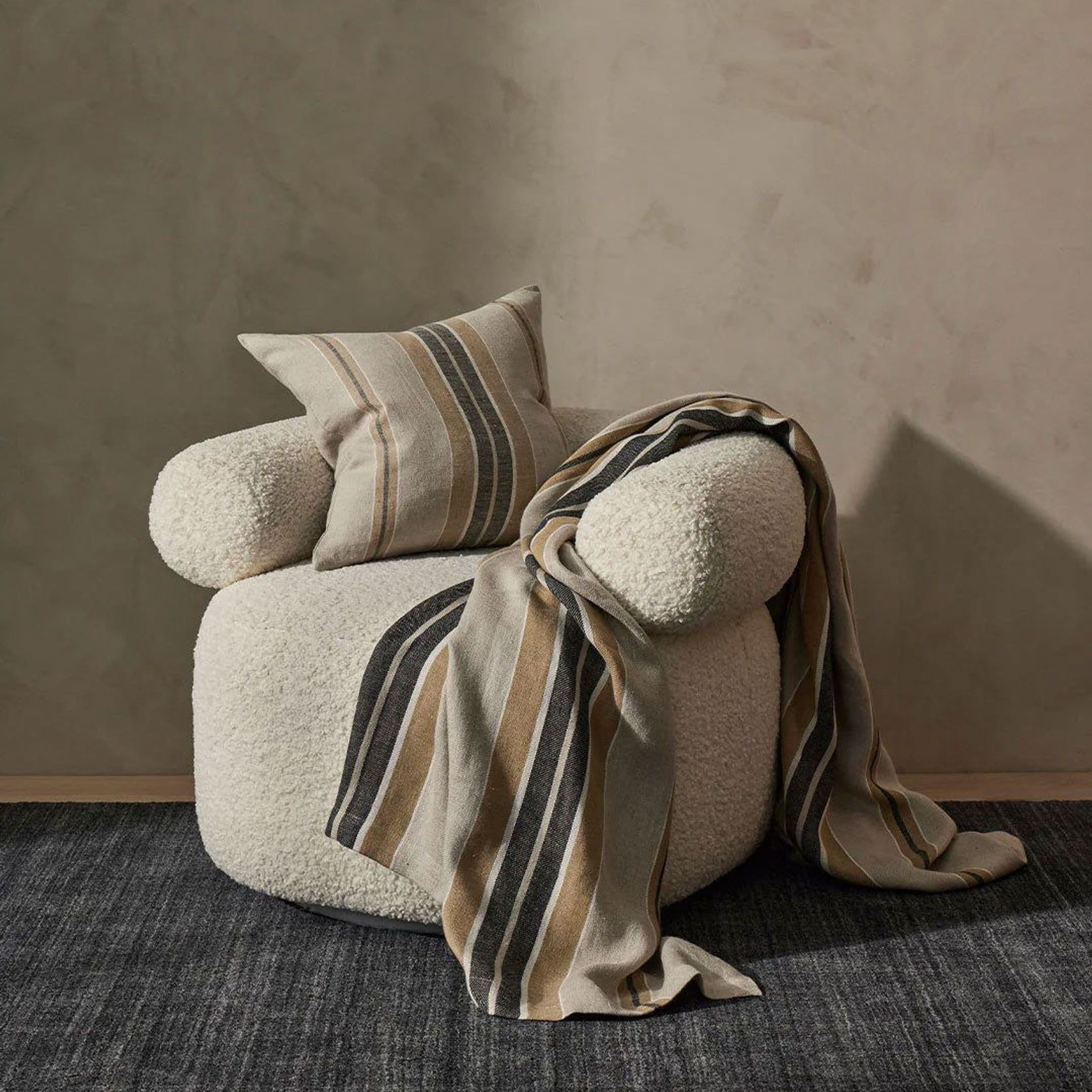 Weave Home Gippsland Rug - Alloy | Wool Blend Floor Rug | 2m x 3m gallery detail image