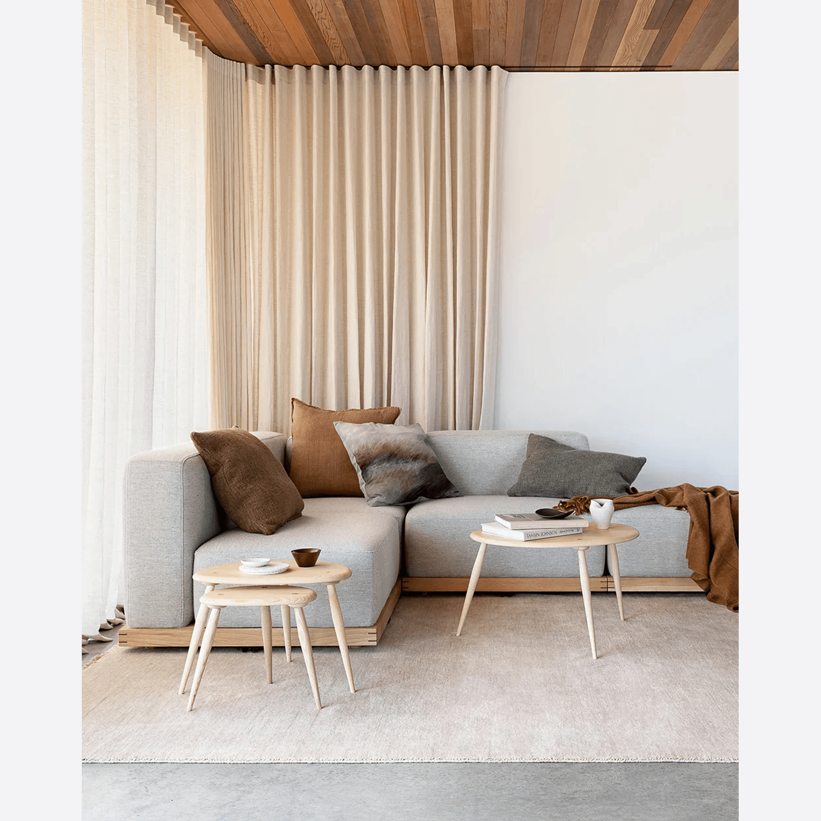 Baya Sandringham 100% NZ Wool Rug - Cameo gallery detail image