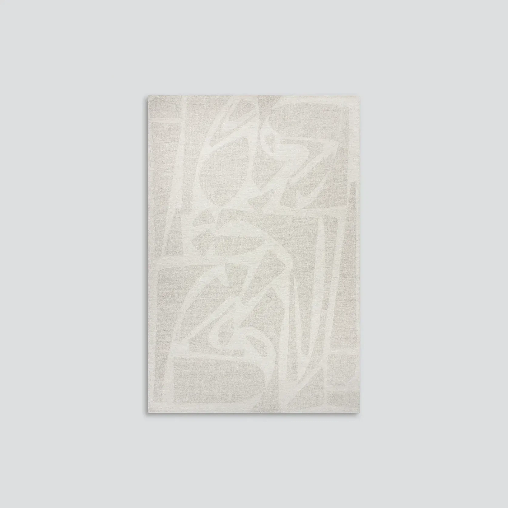 Baya Maya 100% Wool Rug - Oatmeal gallery detail image