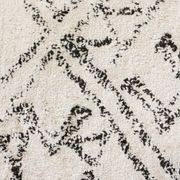 Baya Awan Handtufted Floor Rug - Black-Natural White gallery detail image