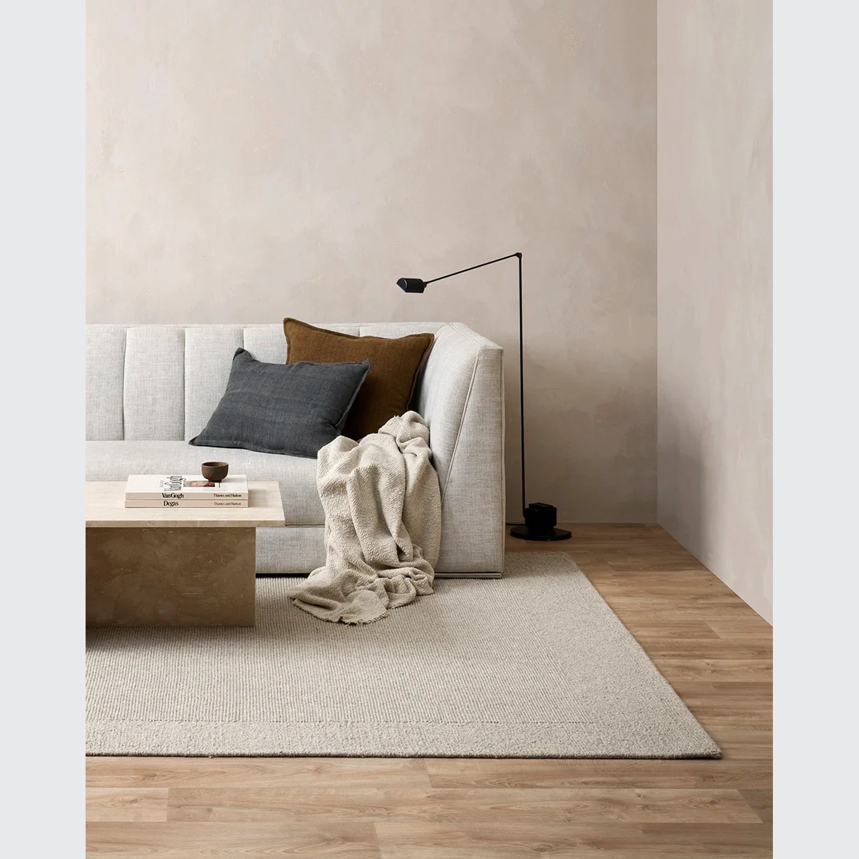 Baya Vermont 100% Wool Rug - Driftwood gallery detail image