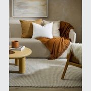 Baya Kansas Handwoven Textured Rug - Oat/Natural gallery detail image