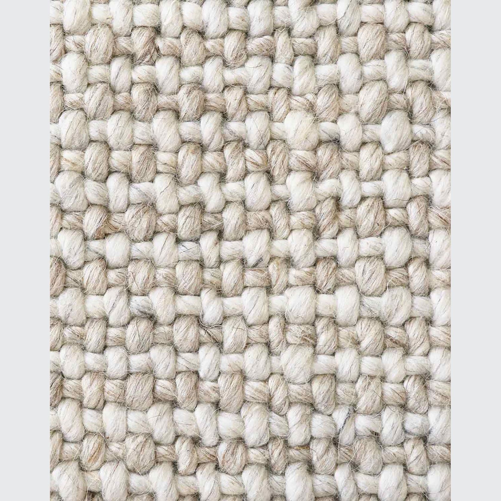 Baya Kansas Handwoven Textured Rug - Oat/Natural gallery detail image