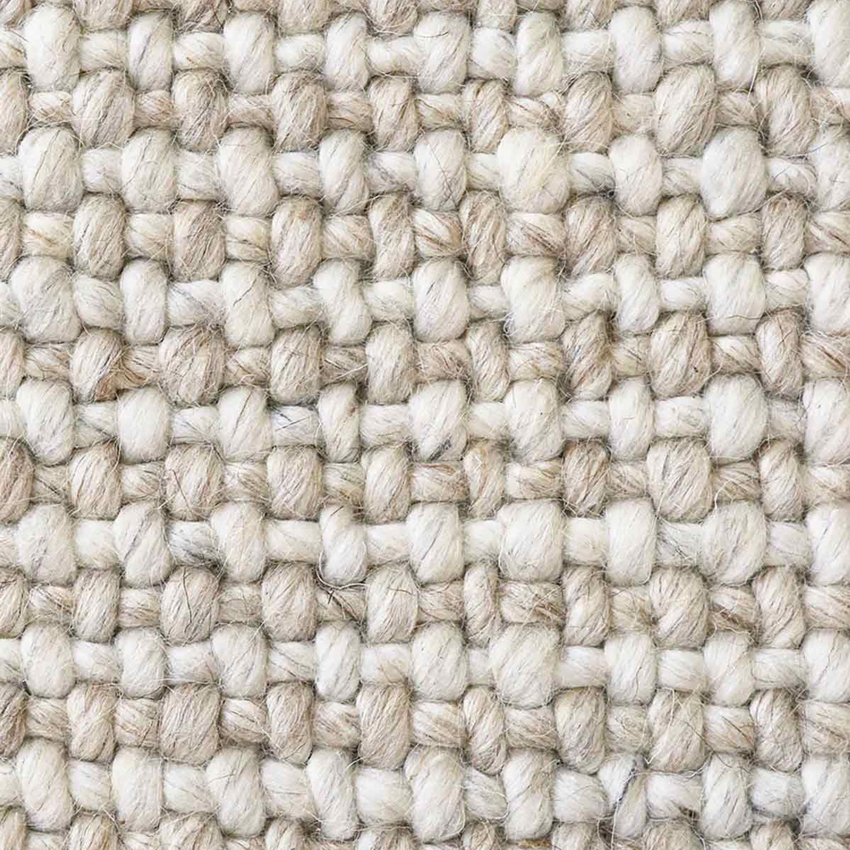 Baya Kansas Handwoven Textured Rug - Oat/Natural gallery detail image