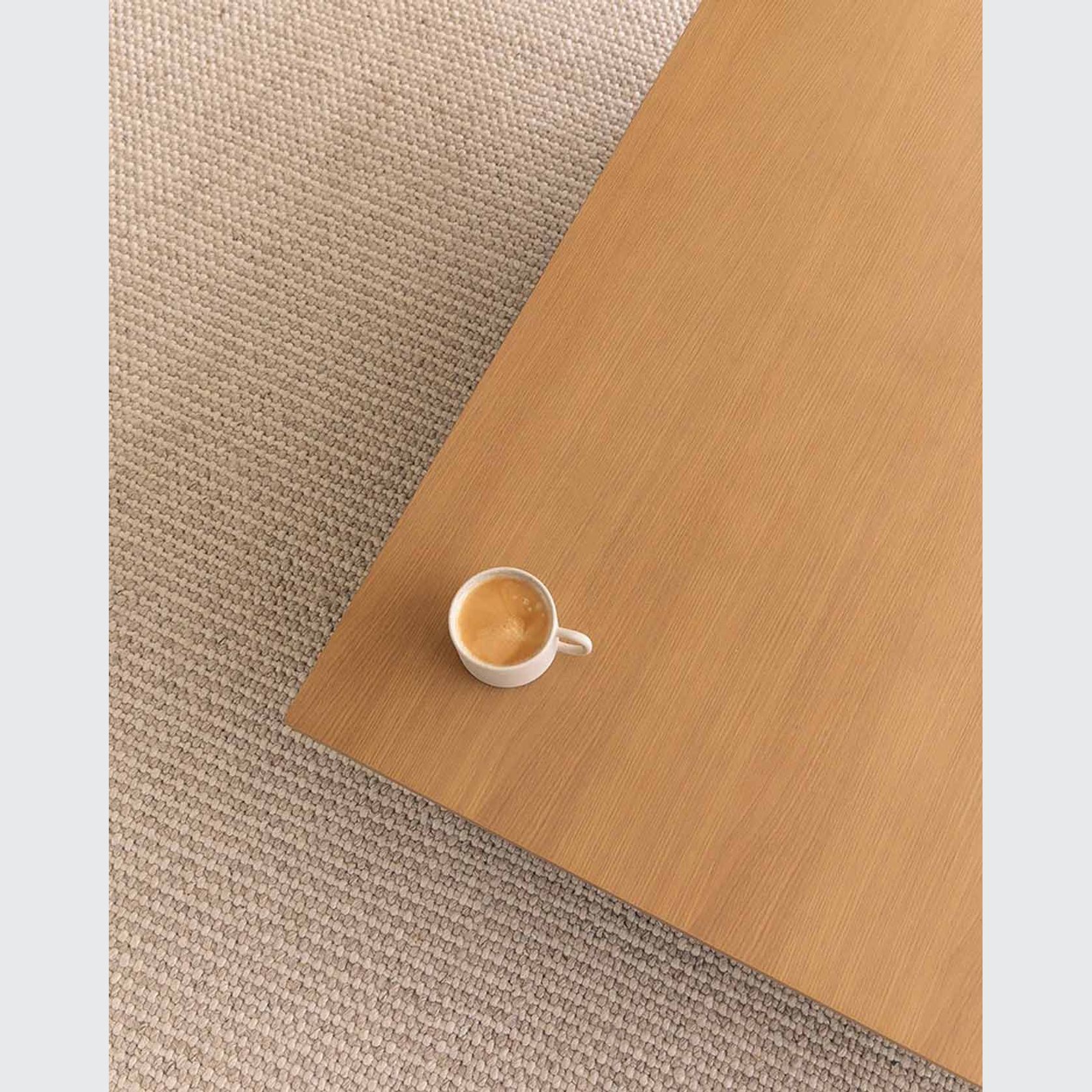 Baya Kansas Handwoven Textured Rug - Oat/Natural gallery detail image