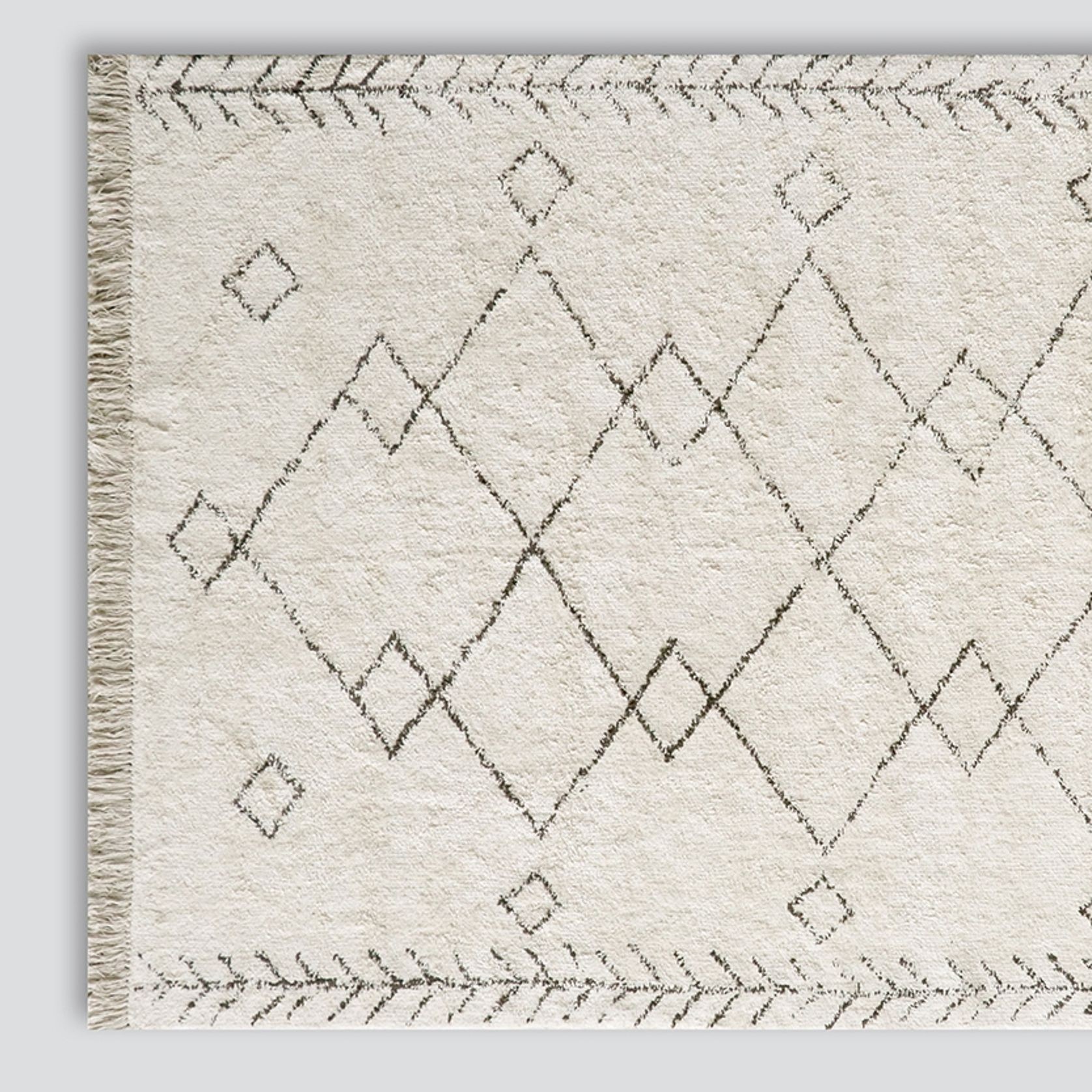 Bjorn Aztec Pattern Rug | Beige gallery detail image